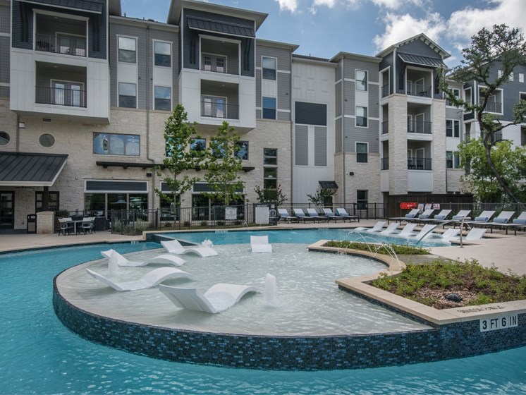 new san antonio apartments with a resort style pool